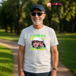 Tricou Mac Miller Portret artistic, muzica Rap / Emo Rap, Dama | Barbat | Copii - Img 5