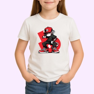Tricou Maimuta Cool Stil Urban Haine Rosii, din bumbac 100% , tricou alb pentru Copii | Dama | Barbat - Img 2