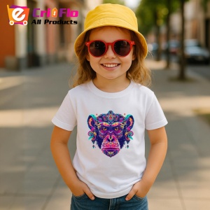 Tricou Maimuta decorata artistic in stil oriental Copii | Dama | Barbat - Img 11