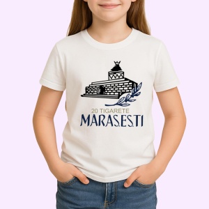 Tricou marasesti 20 tigari romanesti ambalaj memorial design patriotic, Copii | Dama | Barbat - Img 3