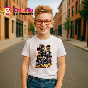Tricou Max Verstappen Colaj Cu Echipa Red Bull Formula 1, Copii | Dama | Barbat - Img 7