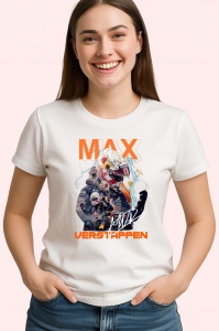 Tricou Max Verstappen Ilustratie Artistica Campion Formula 1, Copii | Dama | Barbat - Img 4