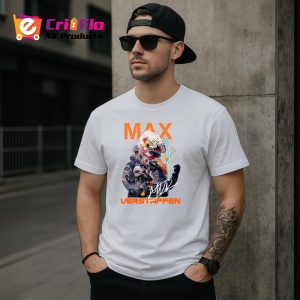 Tricou Max Verstappen Ilustratie Artistica Campion Formula 1, Copii | Dama | Barbat - Img 6