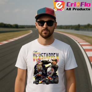 Tricou Max Verstappen Postere Echipa Red Bull Campion Formula 1, Copii | Dama | Barbat - Img 5