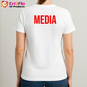 Tricou MEDIA, Personalizat | Unisex Dama si Barbat - Img 3