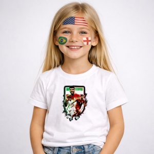Tricou Mehdi Taremi Iran World Cup Fifa 2026 V3, din bumbac 100%, tricou alb, Copii | Dama | Barbat - Img 2