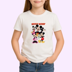 Tricou Mickey Mouse personajul iconic Disney alaturi de prietenii sai, Copii | Dama | Barbat