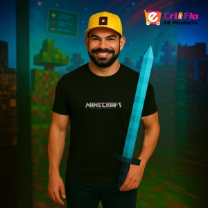 Tricou Minecraft Logo Minecraft 5 Tricou Negru Copii | Dama | Barbat - Img 4