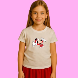 Tricou Minnie Dans Craciun Fericit, din bumbac 100% Copii | Dama | Barbat - Img 3
