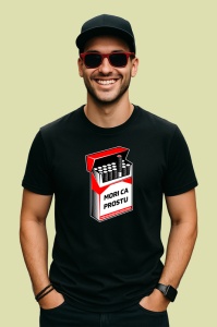 Tricou mori ca prostu design glumet cutie pastile, Copii | Dama | Barbat , tricou negru