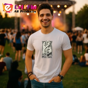 Tricou Music Clave Stil Bancnota, Copii | Dama | Barbat - Img 6