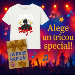 Tricou N.W.A - Cartoon Scene, muzica Pop Rock / Indie Pop, Dama | Barbat | Copii - Img 7