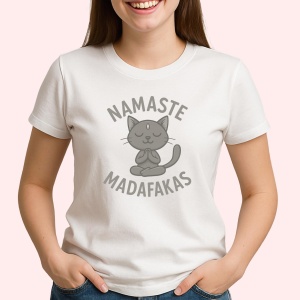 Tricou namaste madafakas - Copii | Dama | Barbat - Img 2