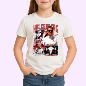 Tricou Nico Hulkenberg Poster Formula 1 Echipa Haas, Copii | Dama | Barbat - Img 2