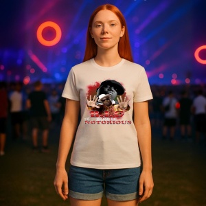 Tricou Notorious B.I.G. - Red Theme, muzica Alternative / Electropop / Rap Rock, Dama | Barbat | Copii - Img 1