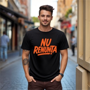 Tricou Nu renunta Negru, Copii | Dama | Barbat - Img 8