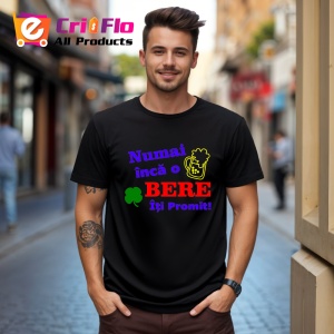 Tricou numai inca o bere iti promit mesaj pentru petreceri, Copii | Dama | Barbat , tricou negru - Img 6