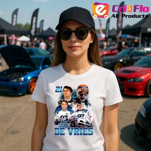 Tricou Nyck De Vries Colaj Costum Alb Echipa Formula 1, Copii | Dama | Barbat - Img 8