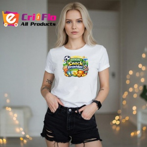 Tricou Official Snack Provider Minge Fotbal Amuzant, din bumbac 100% , tricou alb pentru Copii | Dama | Barbat - Img 7
