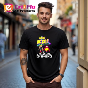 Tricou Ok ko sa fim eroi tineri eroi care invata sa lupte cu raul, Copii | Dama | Barbat , tricou negru - Img 10