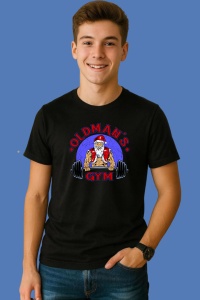Tricou Oldmans Gym Santa, din bumbac 100% Copii | Dama | Barbat