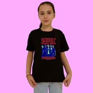 Tricou OneRepublic - Neon Style, muzica Hip-Hop / Rap, Dama | Barbat | Copii, Culoare Negru - Img 2
