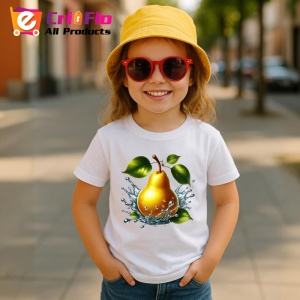 Tricou Para aurie si stropi limpezi, Fructe, Copii | Dama - Img 4