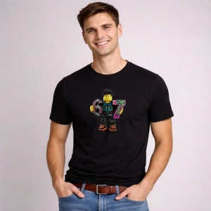 Tricou Paste 67 Roblox Boy Streetwear Color Splash Drip, din bumbac 100%, tricou negru, Copii | Dama | Barbat - Img 3