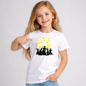 Tricou Paste Iepurasi Silueta Easter Show Dans Kpop, din bumbac 100%, tricou alb, Copii | Dama | Barbat - Img 3