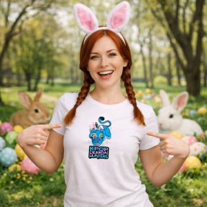 Tricou Paste Kpop Demon Hunters Mascota Pisica Blue, din bumbac 100%, tricou alb, Copii | Dama | Barbat - Img 9