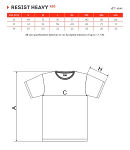 Tabel marimi dimensiuni tricou pentru barbati
