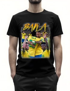 Tricou pentru bărbați - Baila - Samba pe Teren, Brazilia, Entuziasm