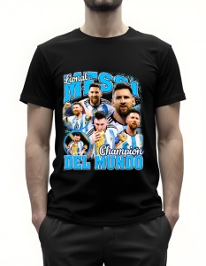 Tricou pentru barbati - Lionel Messi - Campion Mondial - Lionel Messi, Argentina, World Champion