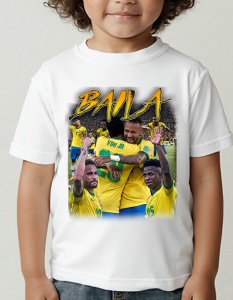 Tricou pentru copii - Baila - Samba pe Teren, Brazilia, Entuziasm