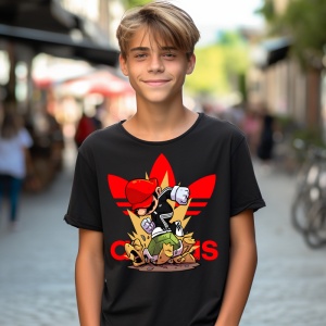 Tricou pentru Copii cu Super Mario - Dance Street