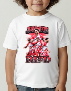 Tricou pentru copii - Jamie Reid - Big Goal Reidy - Jamie Reid, fotbal copii - Img 2