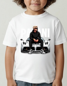 Tricou pentru copii - Pagani Hyper Sport - Exclusivitate și Putere - Img 2