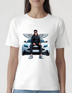 Tricou pentru dama - Aston Martin Wings - Lux și Putere