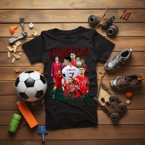 Tricou personalizat pentru copii cu Cristiano Ronaldo - Img 5