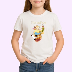 Tricou Peter Pan baiatul care nu vrea sa creasca si aventurile sale, Copii | Dama | Barbat - Img 3