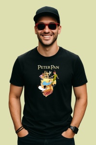 Tricou Peter Pan baiatul care nu vrea sa creasca si aventurile sale, Copii | Dama | Barbat , tricou negru - Img 4