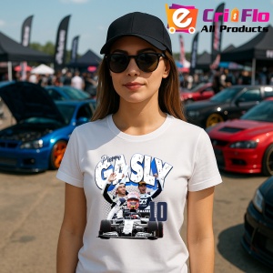 Tricou Pierre Gasly Podium Masina Si Echipa Alfatouri Formula 1, Copii | Dama | Barbat - Img 8