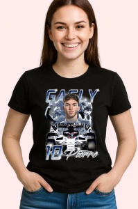 Tricou Pierre Gasly Portret Masina Formula 1 Alfatouri, Copii | Dama | Barbat