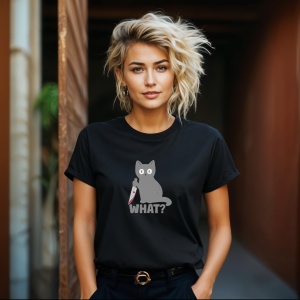 Tricou pisica criminala Negru, Copii | Dama | Barbat - Img 10