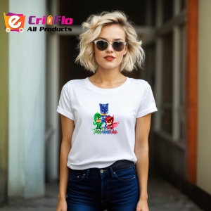 Tricou pj masks supereroi copii care lupta cu raufacatorii pe timp de noapte, Copii | Dama | Barbat - Img 7