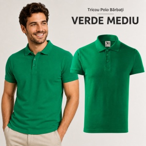 Tricou Polo Bărbat din Bumbac 100%, tip Tommy Casual, Regular Fit, Mărimi S - 3XL, 12 Culori - Img 23