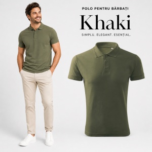 Tricou Polo Bărbat Malfini F03 Pique Polo Free, Stil Tip Tommy, 65% Bumbac, 200 g/m², Guler Polo, Label Free, 14 Culori, Mărimi S–3XL - Img 17