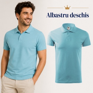Tricou Polo Bărbat Malfini Single J. 202, 100% Bumbac, 180 g/m², Guler Polo 1:1, Finisaj cu Silicon, 22 Culori, Mărimi S–3XL - Img 13