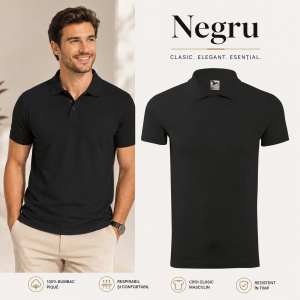 Tricou Polo Bărbat Malfini Single J. 202, 100% Bumbac, 180 g/m², Guler Polo 1:1, Finisaj cu Silicon, 22 Culori, Mărimi S–3XL - Img 23