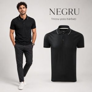 Tricou Polo Bărbați 259 Grand, 100% Bumbac Mercerizat, Guler Polo cu 3 Nasturi, S–3XL, 6 Culori - Img 16